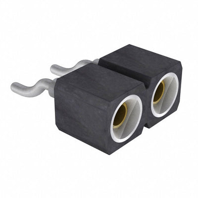 310-43-102-40-023000 by Mill-Max Manufacturing Corp. - CONNECTOR RECPT 2POS 0.1 GOLD SMD R/A