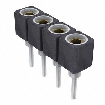310-93-104-41-001000 by Mill-Max Manufacturing Corp. - CONNECTOR RECPT 4POS 0.1 GOLD PCB