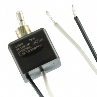 3105D by Electroswitch - SWITCH TOGGLE SPST 6A 125V