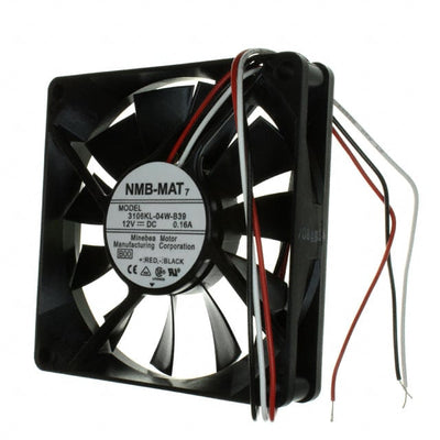 3106KL-04W-B39-B00 by NMB Technologies Corporation - FAN AXIAL 80X15MM 12VDC WIRE