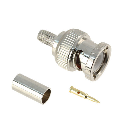 310A205F by Winchester Interconnect - CONNECTOR BNC PLUG STR 50 OHM CRIMP