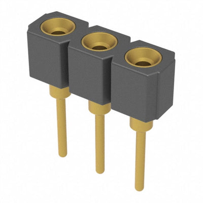 311-11-103-41-001000 by Mill-Max Manufacturing Corp. - CONNECTOR RECPT 3POS 0.1 GOLD PCB