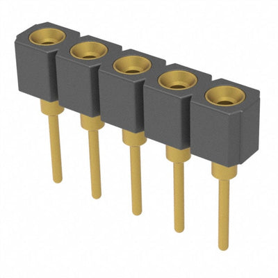 311-13-105-41-001000 by Mill-Max Manufacturing Corp. - CONNECTOR RECPT 5POS 0.1 GOLD PCB