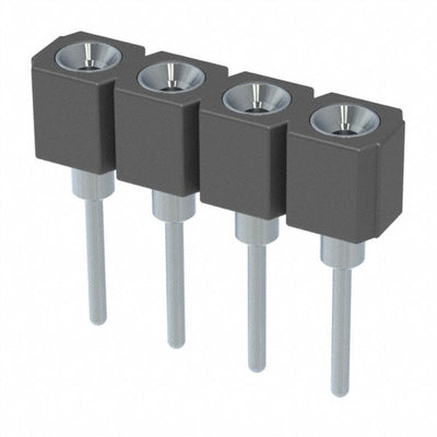 311-44-104-61-001000 by Mill-Max Manufacturing Corp. - CONNECTOR RECPT 4POS 0.1 TIN PCB