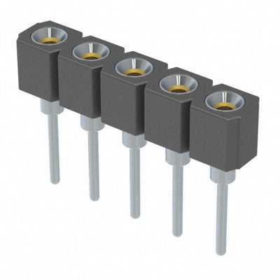 311-41-105-41-001000 by Mill-Max Manufacturing Corp. - CONNECTOR RECPT 5POS 0.1 GOLD PCB