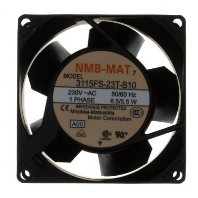3115FS-23T-B10-A00 by NMB Technologies Corporation - FAN AXIAL 80X38MM 230VAC TERM