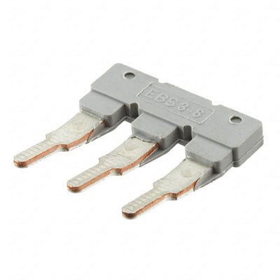 3118148 by Phoenix Contact - JUMPER TERM BLK 3POS FLAT PIN