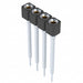 316-41-104-41-001000 by Mill-Max Manufacturing Corp. - CONNECTOR SOCKET 4POS 0.1 GOLD PCB