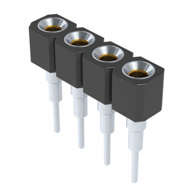 316-41-104-41-006000 by Mill-Max Manufacturing Corp. - CONNECTOR SOCKET 4POS 0.1 GOLD PCB