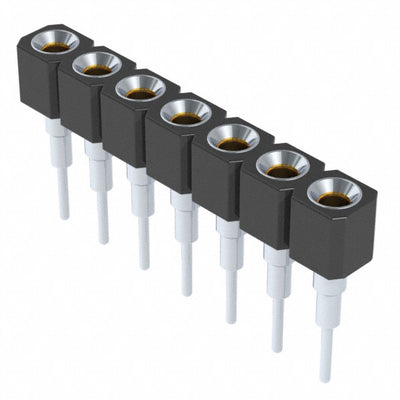 316-41-107-41-006000 by Mill-Max Manufacturing Corp. - CONNECTOR SOCKET 7POS 0.1 GOLD PCB