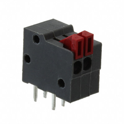 32.4402 by Altech Corporation - PUSHIN PCB TERM 2P 2.54MM 6A GRY