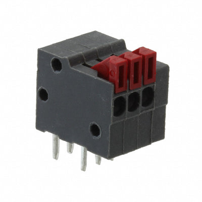32.4403 by Altech Corporation - PUSHIN PCB TERM 3P 2.54MM 6A GRY