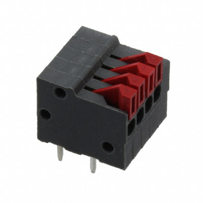 32.4404 by Altech Corporation - PUSHIN PCB TERM 4P 2.54MM 6A GRY