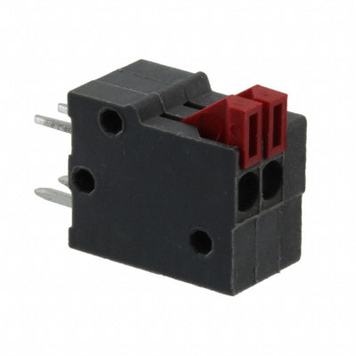32.4452 by Altech Corporation - PUSHIN PCB TERM 2P 2.54MM 6A GRY