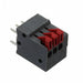 32.4453 by Altech Corporation - PUSHIN PCB TERM 3P 2.54MM 6A GRY