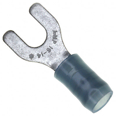 8-32056-1 by TE Connectivity AMP Connectors - CONNECTOR SPADE TERM 14-16AWG #8 BLU