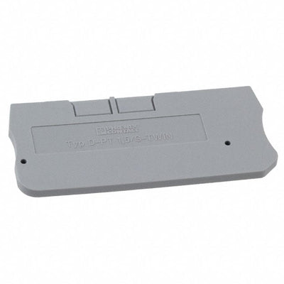 3208184 by Phoenix Contact - CONNECTOR TERM BLK END PLATE GRAY