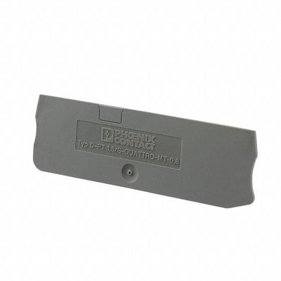 3210333 by Phoenix Contact - CONNECTOR TERM BLK END PLATE GRAY