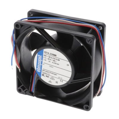 3214J/39NR by ebm-papst Inc. - FAN AXIAL 92X38MM 24VDC WIRE