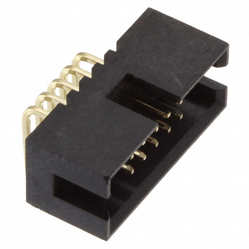 3221-10-0200-00 by CNC Tech - CONNECTOR HEADER R/A 10POS 1.27MM