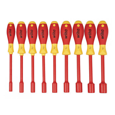 32288 by Wiha - NUTDRIVR SET HEXSCKT W/CASE 9PC