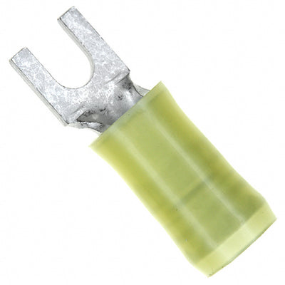 322985 by TE Connectivity AMP Connectors - CONNECTOR SPADE TERM 10-12AWG #6 YEL