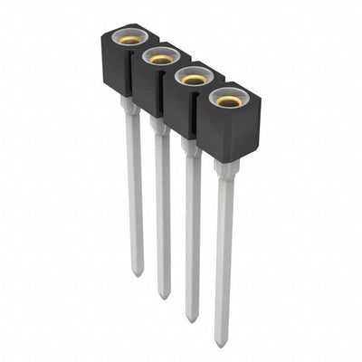 323-87-104-41-001101 by Preci-Dip - CONNECTOR SOCKET 4POS 0.1 GOLD PCB