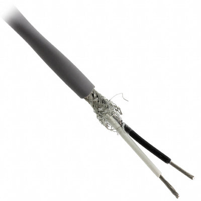 3231 SL005 by Alpha Wire - CABLE 2CON 20AWG SLATE SHLD 100