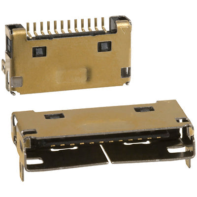 3260B-12S3(56) by Hirose Electric Co Ltd - CONNECTOR RECPT 12P 0.031 GOLD SMD R/A