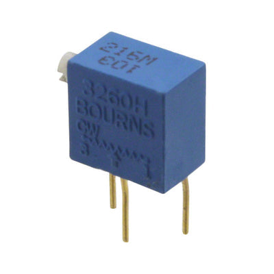 3260H-1-203 by Bourns Inc. - TRIMMER 20KOHM 0.25W PC PIN SIDE