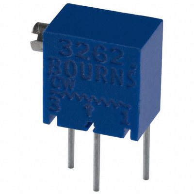3262X-1-501LF by Bourns Inc. - TRIMMER 500OHM 0.25W PC PIN SIDE
