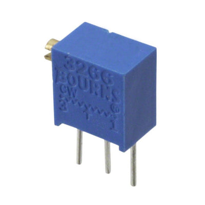 3266Z-1-103LF by Bourns Inc. - TRIMMER 10KOHM 0.25W PC PIN SIDE