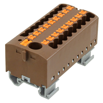 3274220 by Phoenix Contact - DISTRIBUTION BLOCK BROWN