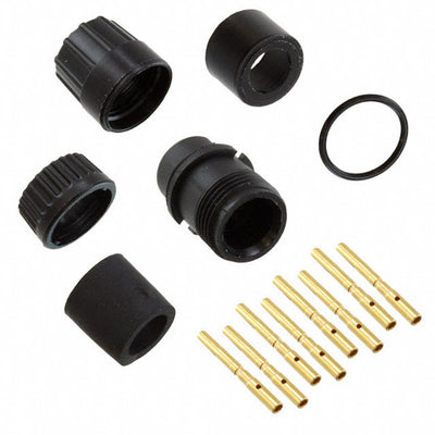 3280-8SG-330 by Conxall/Switchcraft - CONNECTOR PLUG FMALE 8POS GOLD CRIMP