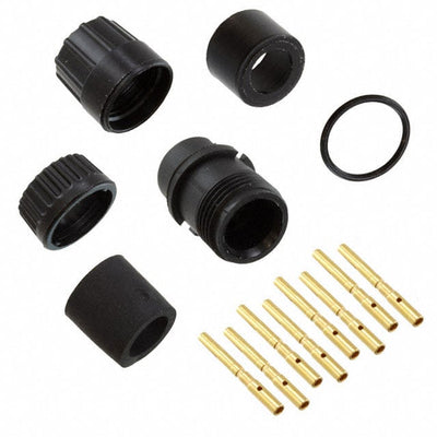 3280-8SG-315 by Conxall/Switchcraft - CONNECTOR PLUG FMALE 8POS GOLD CRIMP