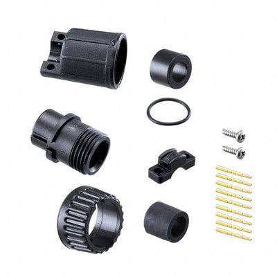 3280-9SG-530 by Conxall/Switchcraft - CONNECTOR PLUG FMALE 9POS GOLD CRIMP