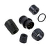 3282-4PG-318 by Conxall/Switchcraft - CONNECTOR PLUG MALE 4P GOLD SLDR CUP