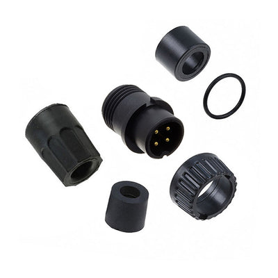 3282-4PG-321 by Conxall/Switchcraft - CONNECTOR PLUG MALE 4P GOLD SLDR CUP