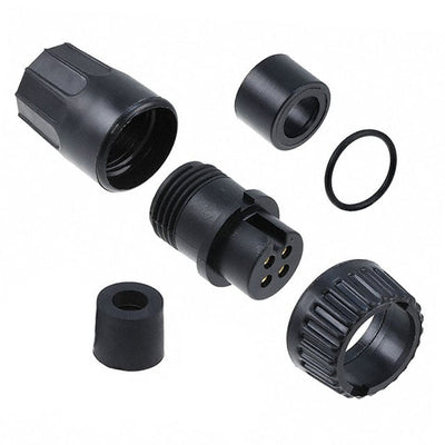 3282-4SG-315 by Conxall/Switchcraft - CONNECTOR PLUG FMALE 4P GOLD SLDR CUP