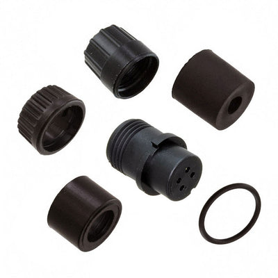 3282-4SG-321 by Conxall/Switchcraft - CONNECTOR PLUG FMALE 4P GOLD SLDR CUP