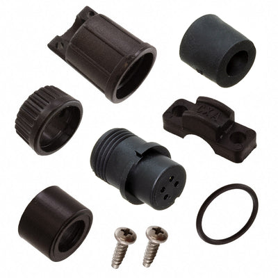3282-4SG-524 by Conxall/Switchcraft - CONNECTOR PLUG FMALE 4P GOLD SLDR CUP