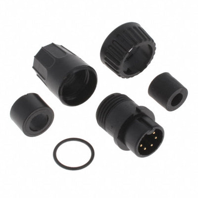3282-5PG-324 by Conxall/Switchcraft - CONNECTOR PLUG MALE 5P GOLD SLDR CUP