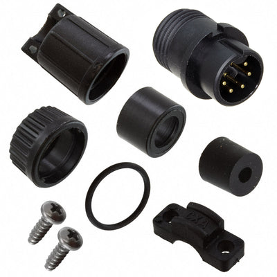 3282-5PG-524 by Conxall/Switchcraft - CONNECTOR PLUG MALE 5P GOLD SLDR CUP
