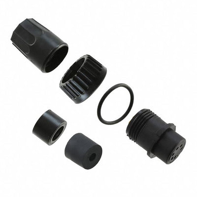 3282-5SG-315 by Conxall/Switchcraft - CONNECTOR PLUG FMALE 5P GOLD SLDR CUP