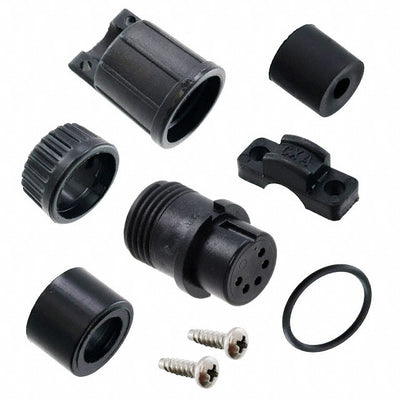 3282-5SG-521 by Conxall/Switchcraft - CONNECTOR PLUG FMALE 5P GOLD SLDR CUP