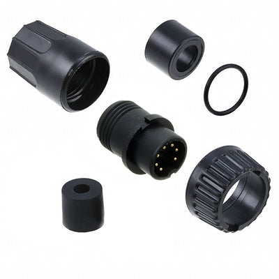 3282-7PG-315 by Conxall/Switchcraft - CONNECTOR PLUG MALE 7P GOLD SLDR CUP