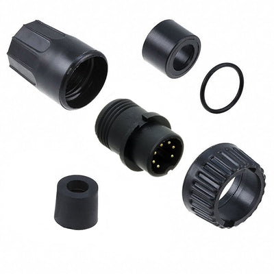 3282-7PG-330 by Conxall/Switchcraft - CONNECTOR PLUG MALE 7P GOLD SLDR CUP