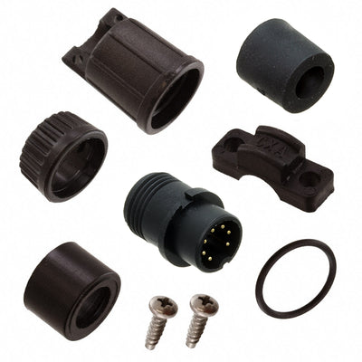 3282-7PG-530 by Conxall/Switchcraft - CONNECTOR PLUG MALE 7P GOLD SLDR CUP
