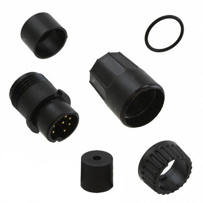 3282-8PG-315 by Conxall/Switchcraft - CONNECTOR PLUG MALE 8P GOLD SLDR CUP