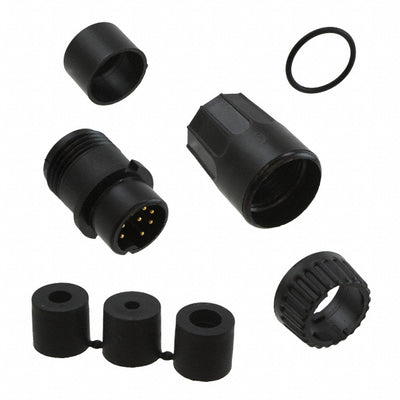 3282-8PG-3DC by Conxall/Switchcraft - CONNECTOR PLUG MALE 8P GOLD SLDR CUP